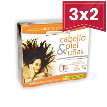 Pack 3x2 Cabello Piel Y...