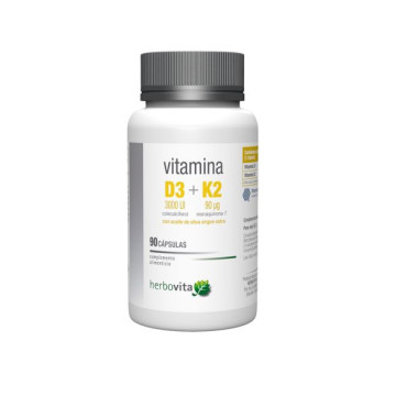 Vitamina D3+K2 90 capsulas...